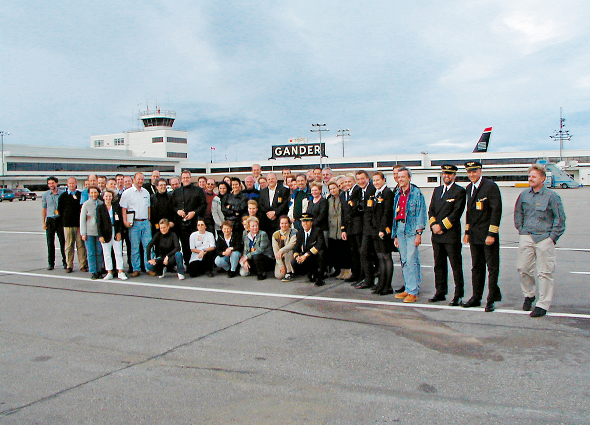 Lufthansa was the only airline to fly care teams to Gander and Halifax to look after its passengers stranded there.
