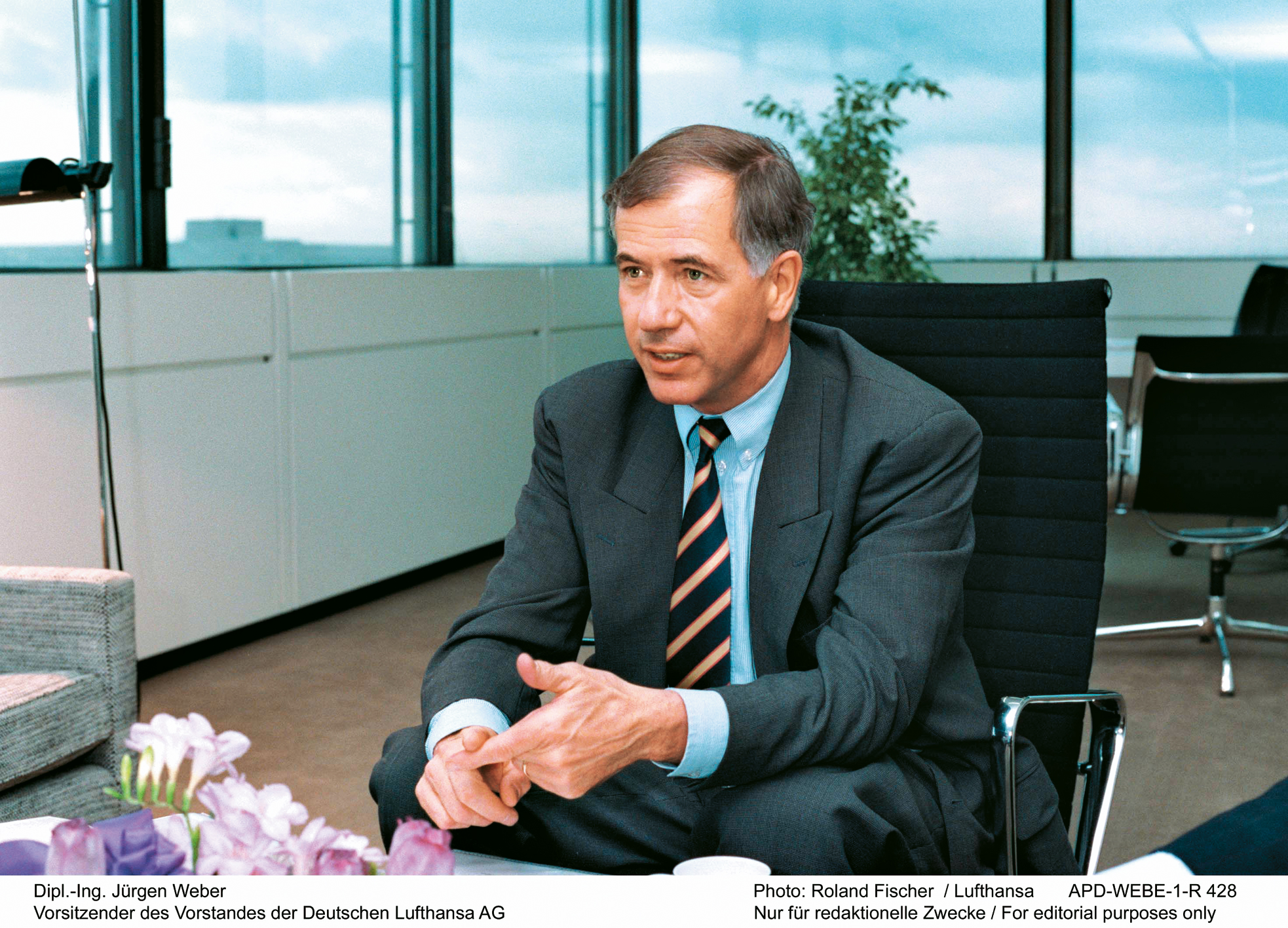 Jürgen Weber, Chairman of the Executive Board of Deutsche Lufthansa AG since May 1991.