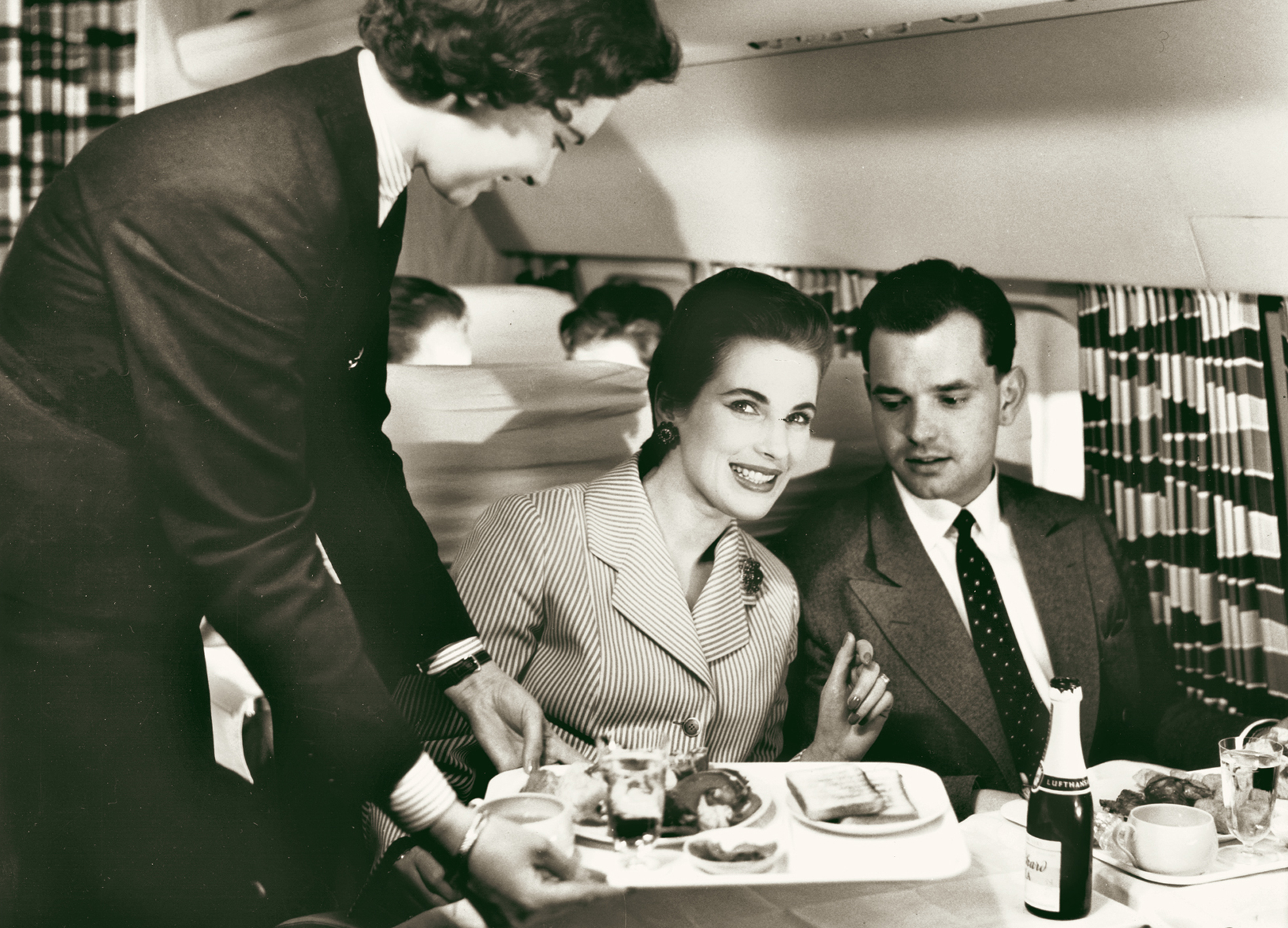 Top-level comfort in First Class: Lufthansa has been offering its Senator Service since November 1958.