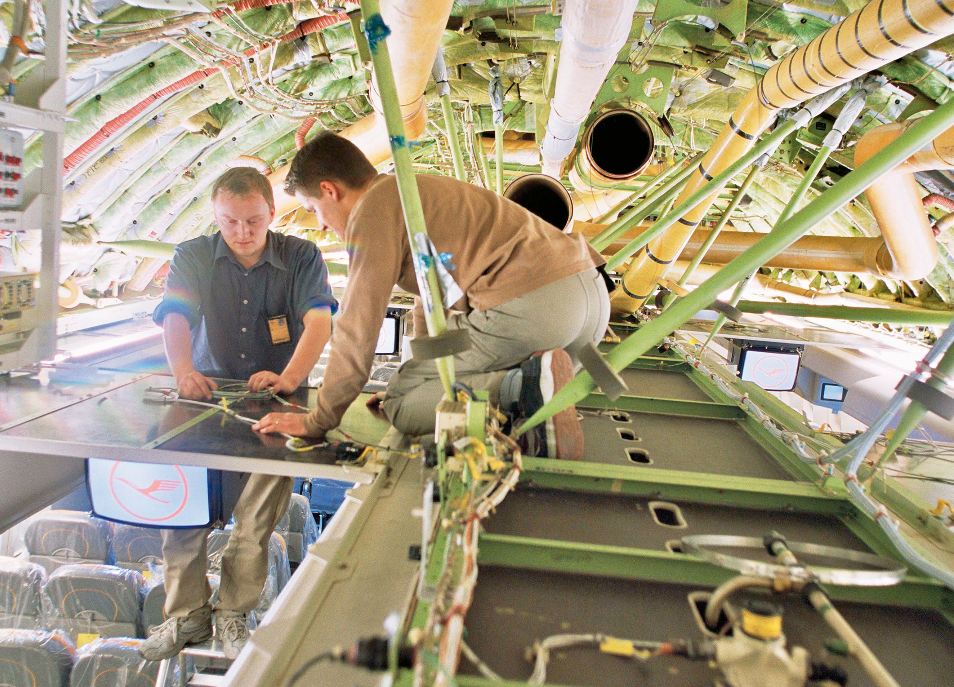 D-Check, Lufthansa's comprehensive cost and  efficiency program: Under this concept, borrowed from aircraft overhaul, all Lufthansa Group companies are put on the test bench.