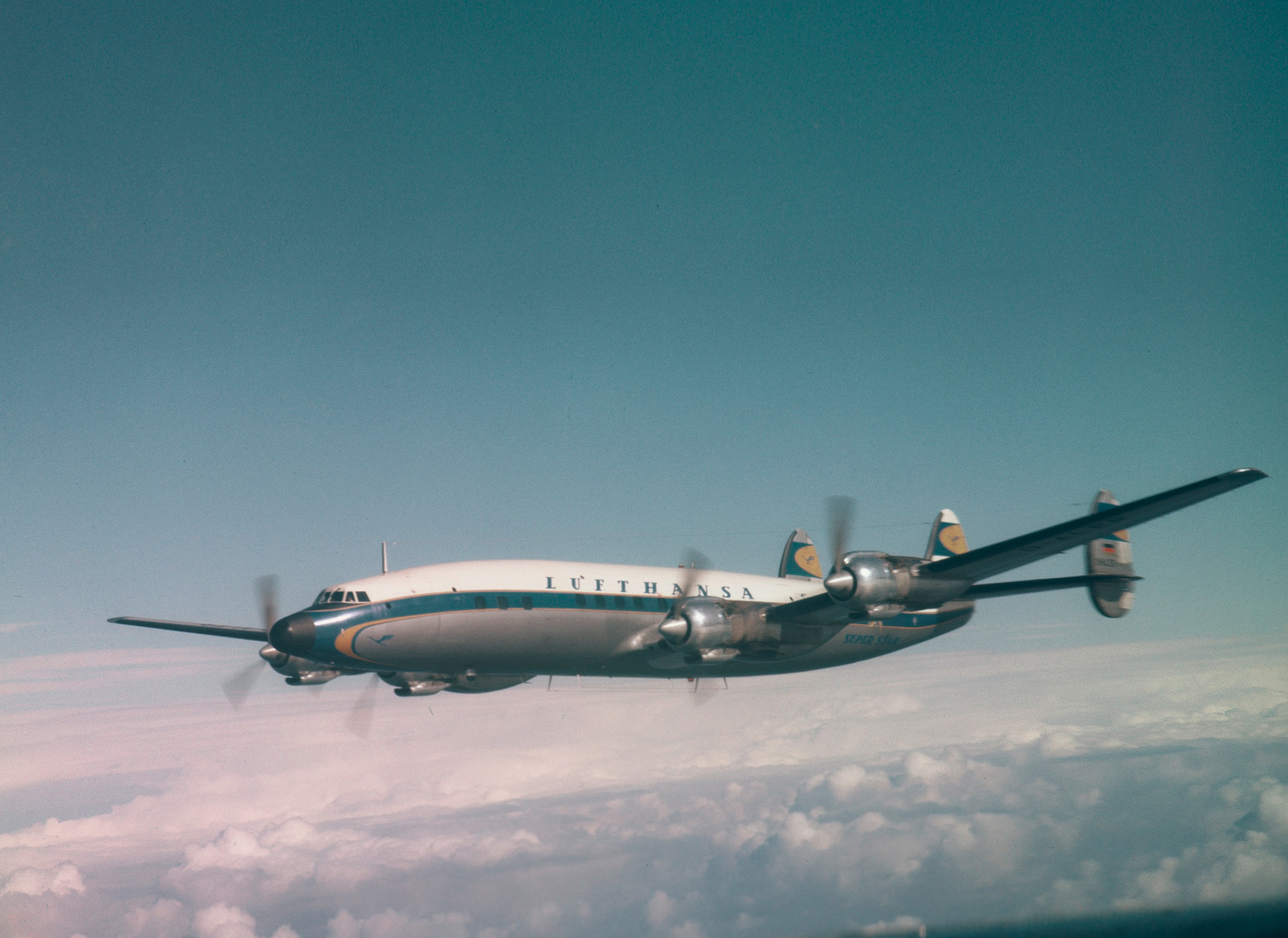 The Deutsche Lufthansa Berlin foundation purchases three historic Lockheed L1649A 'Super Star' aircraft, which will be restored to flying condition by Lufthansa Technik.