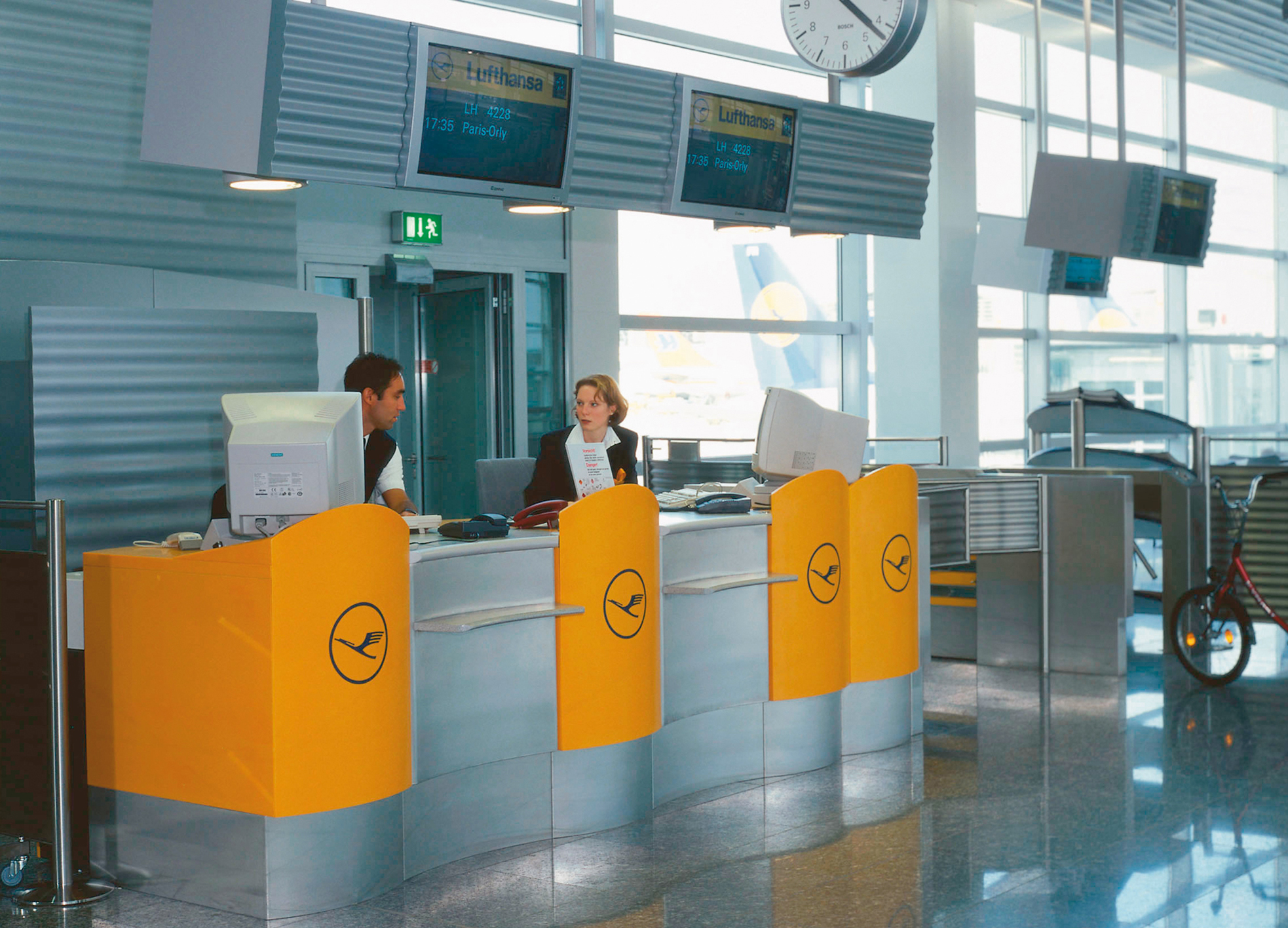 Around the world, the SARS epidemic leads to a marked drop in bookings for air travel.